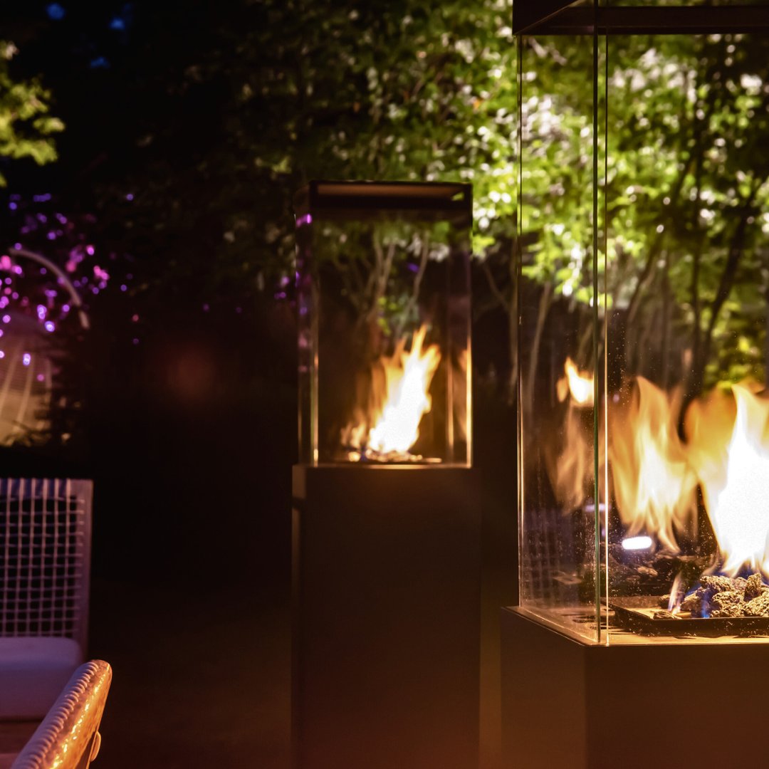 PlanikaUK's tweet image. Lighthouse gas fire, a beacon of warmth and style for any space 

Making sure you stay outside longer during those summer nights🌌❤️‍🔥

#Planika #LighthouseFire #OutdoorFire