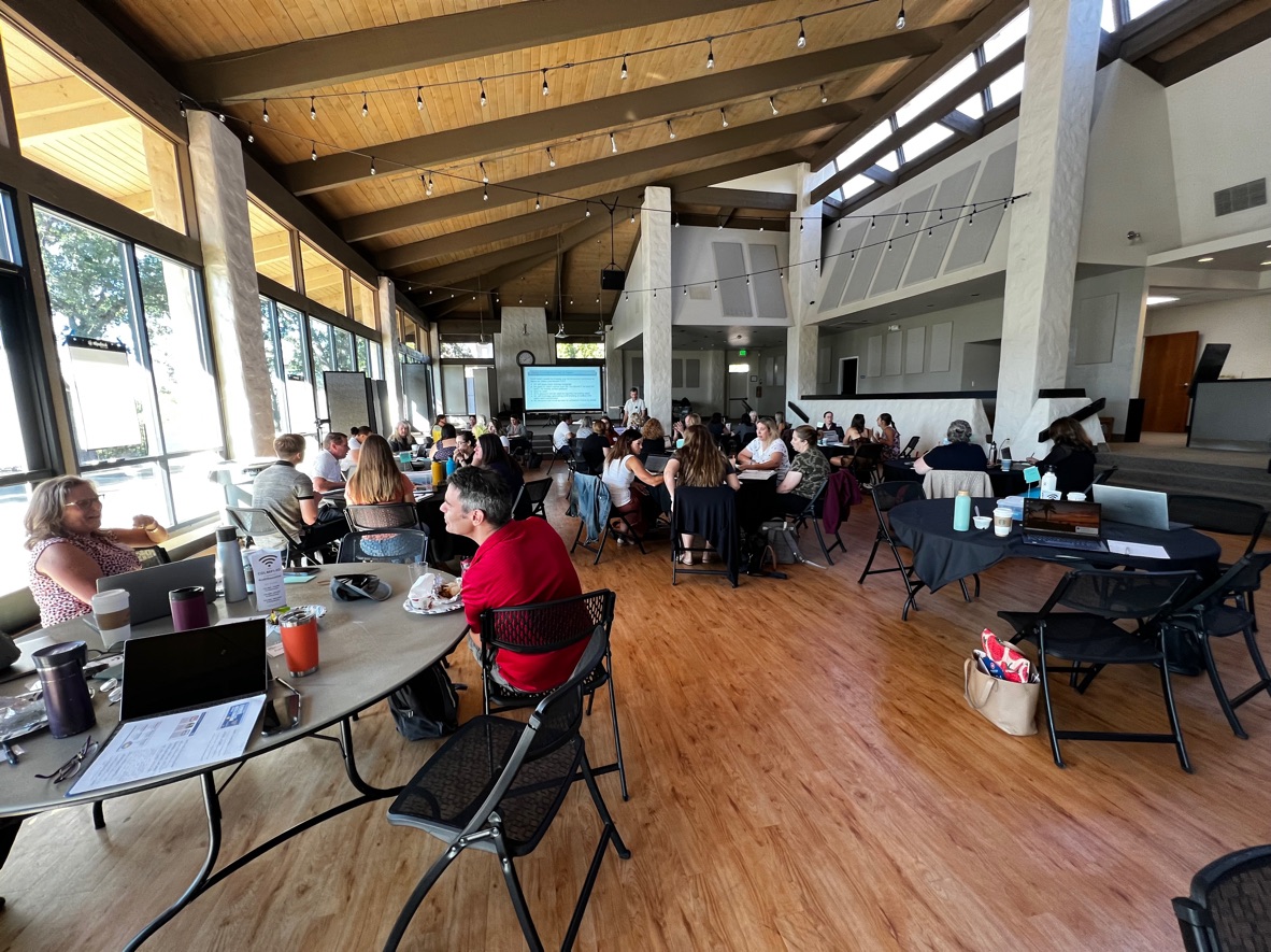 CCEECA's tweet image. Exciting Day 2 at the Rural Math Collaborative's Lesson Study Institute in Chico! 🌾📐 RMC is empowering 20 small, rural COEs as they build a strong network of lesson study experts. #MathEducation #RuralTeachers #LessonStudy #LASG #LAKECOE