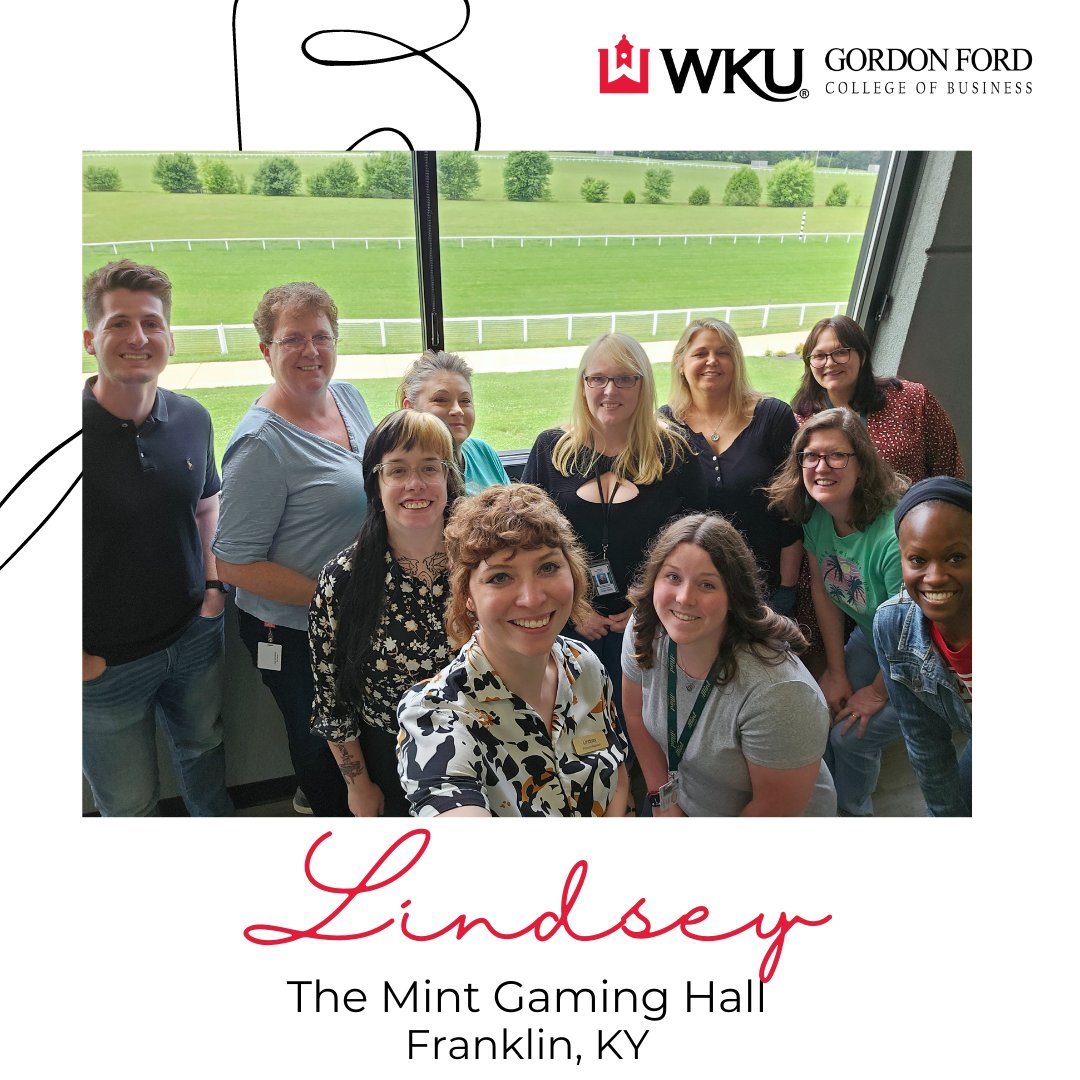 🎰 Accounting major, Lindsey Roberts is interning with The Mint Gaming Hall in Franklin, KY.

🔴 Lindsey says everyone she works with is talented and she is grateful for the opportunity. 

#wku #youbelongatgfcb #nationalinternday23 #internship #nationalinternday23