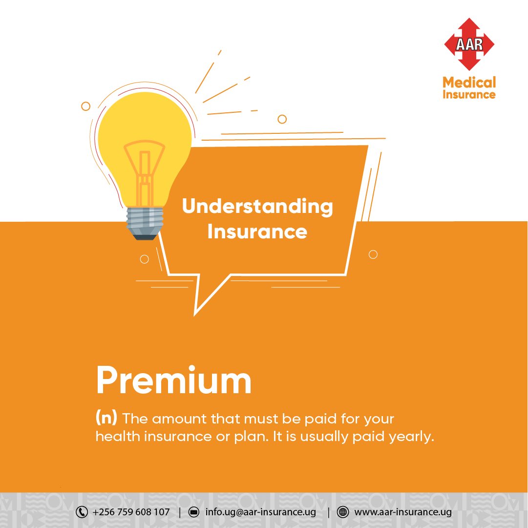 AARInsuranceU's tweet photo. Do you know the meaning of ‘PREMIUM’?
#UnderstandingInsurance
#WeCare https://t.co/2SRyzRitgf