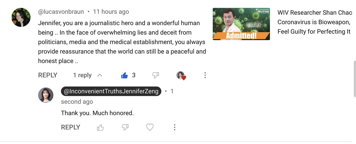 jenniferzeng97's tweet photo. Feedback 1 regarding my latest interview (maybe the most important one so far) here: https://t.co/T33JyOLoeT
#ShanChao #WIV #COVID #COVID19 #CCPVirus #CCP #China #CCPChina #ChinaCovidNews #P4Lab #Wuhan https://t.co/Rr8l6s9uVA