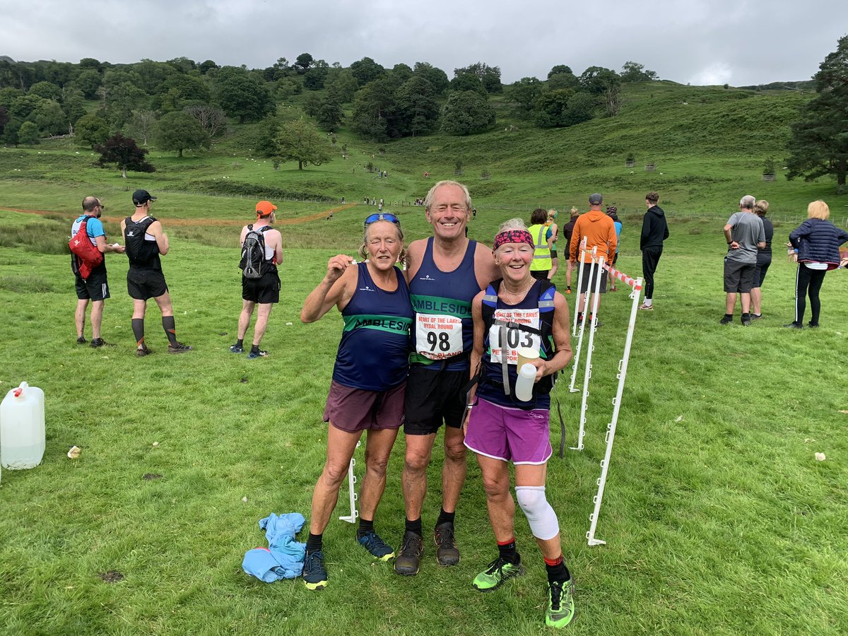 The Ambleside Sports Rydal Round fell race : 3000ft climbing and 10 miles of brutal climb and tough, rocky descent. A tough day out but great to be with friends from @amblesideac and thanks to Carolyn and the AS committee @amblesidesport Another brilliant day 👏