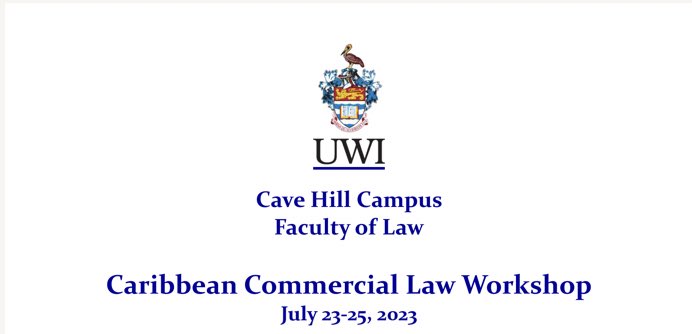 BritneyGNurse's tweet photo. Over the last two days, I had the distinct pleasure of speaking at the Faculty of Law @UWI_CaveHill Commonwealth Caribbean Commercial Law Workshop on the topic: “Contemporary Perspectives on Human Rights &amp; Environmental Due Diligence: https://t.co/QmPpcLpE3s