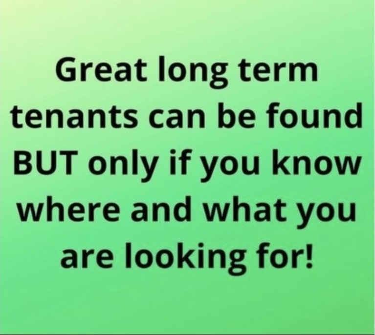 Just because someone can pay the rent does NOT make them a great long term tenant. In fact, quite often the best financially qualified individuals are not great long term tenants. Having the right property management team can assure that your finding the right long term tenants