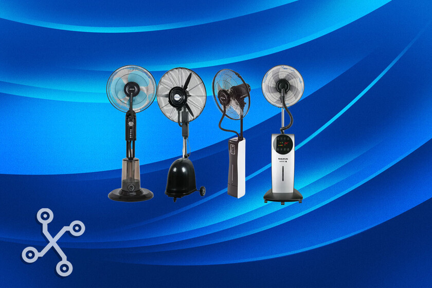 xataka's tweet photo. Los ventiladores con nebulizador más vendidos de Leroy Merlin que están rebajados de precio por tiempo limitado https://t.co/9HXsJh1rga https://t.co/rm7JHI1tQ1