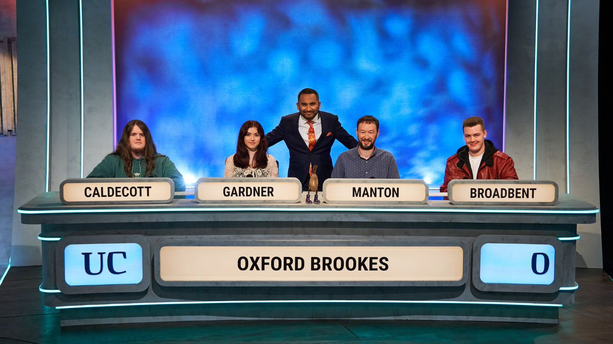 🎓 University Challenge: Oxford Brookes v Birkbeck 
🕰️ Tonight at 8.30pm 
📺 BBC2  
📱 BBC iPlayer 
🔗 bbc.in/3DxkxFq