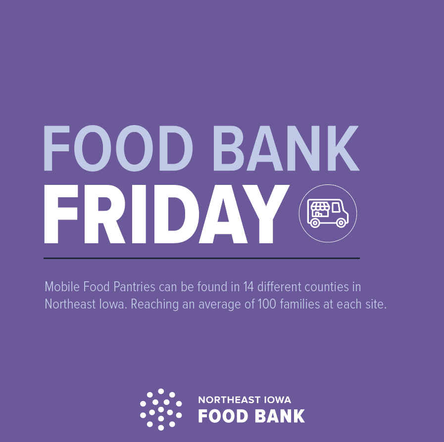 NEIFB's tweet photo. How many years do you think the #NortheastIowaFoodBank has been running the Mobile Pantry Program? 🤔🌽
#NEIFB #iowa #waterlooiowa #iowaeats #nonprofit #FoodBankFriday #CommunityGarden https://t.co/mDH0xfhyF1