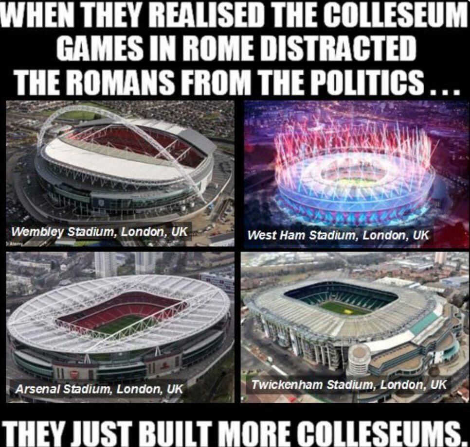 America's Masonic Pastime Baseball is an Esoteric Ritual🧵 In Ancient Rome, "Bread & Circuses