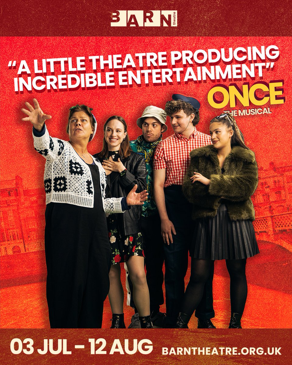 theBarnTheatre's tweet photo. The cast of Once The Musical make this show a truly wonderful experience! https://t.co/c7zuYCigFs