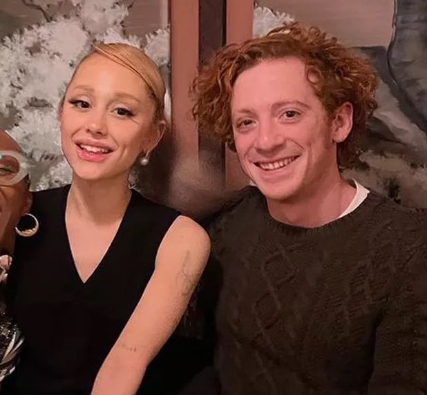 PopBase's tweet image. Ethan Slater’s estranged wife Lilly Jay has been “calling every news outlet” to get the story out surrounding Ariana Grande and Ethan, according to Page Six.