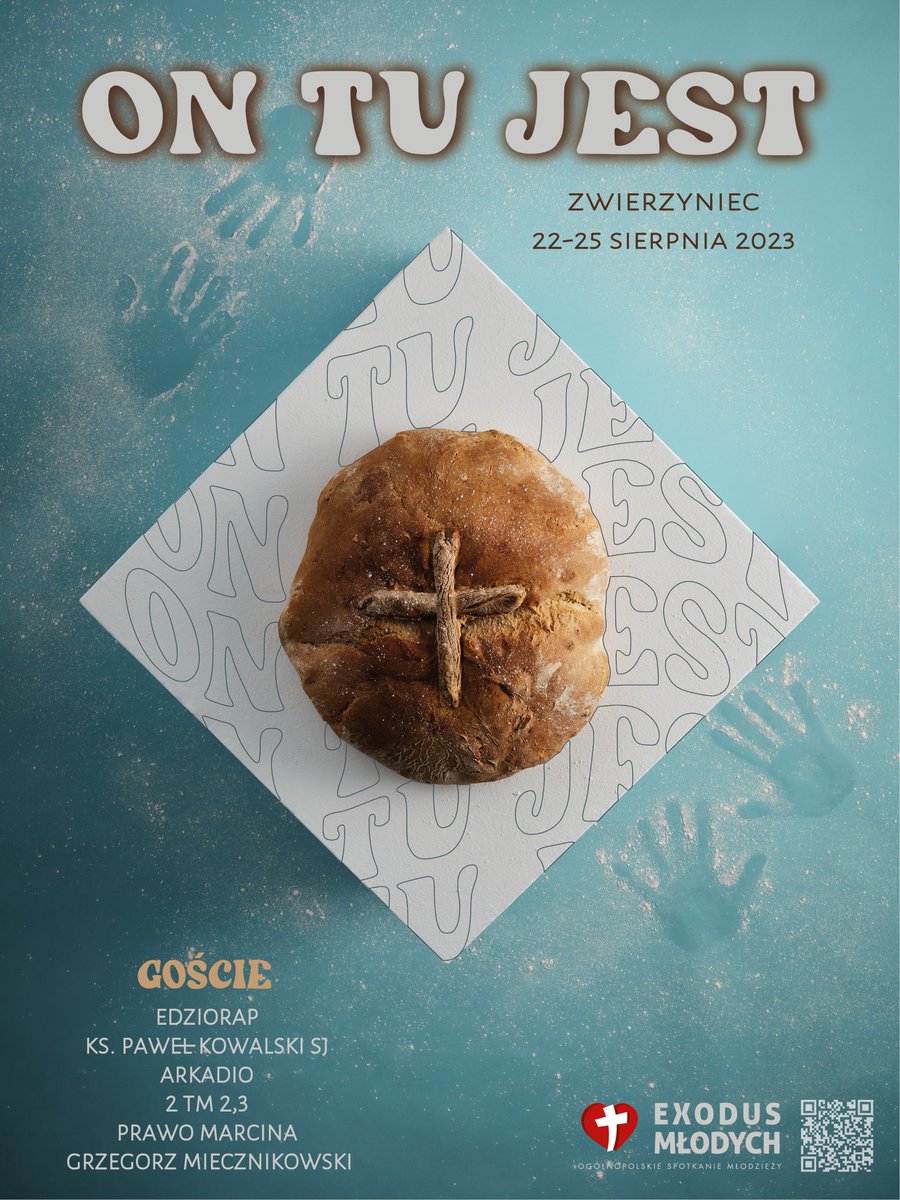 exodusmlodych's tweet photo. ON TU JEST! 😍

✅Przedstawiamy Wam plakat tegorocznego spotkania!🥰

✅Spotykamy się 22 sierpnia w Zwierzyńcu na XIII Exodusie Młodych! Nie może Cię zabraknąć! 🤩

#Exodus #Exodusmłodych #Exo #Zwierzyniec #wiara https://t.co/TPMut4HV74