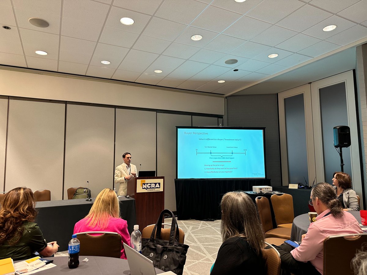 Gaining valuable business insights from Firm Owners' focus sessions at #NCRAHouston 🙌