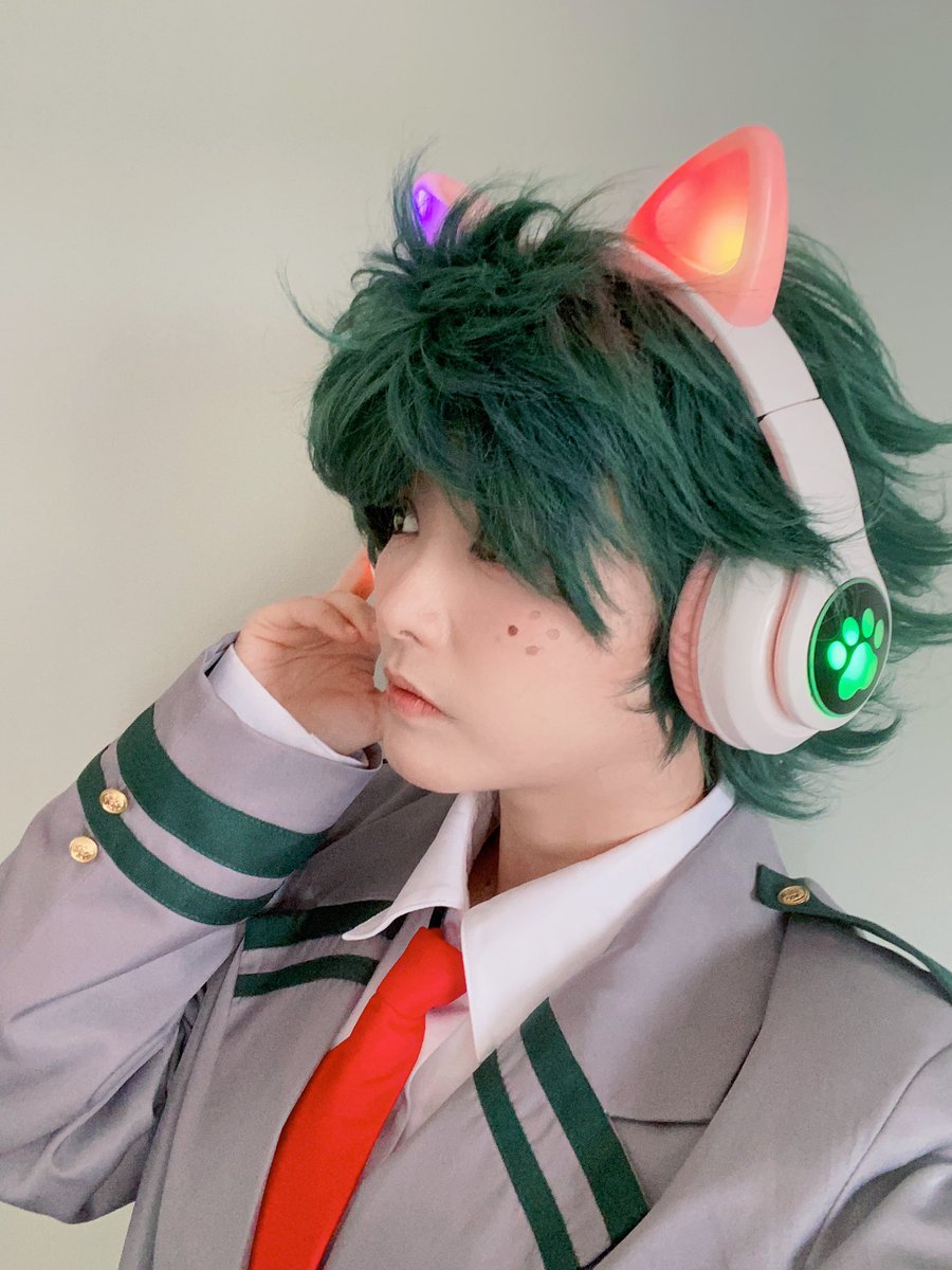 iyeon_u87755's tweet photo. #MHA #deku #Izukumidoriya #catHeadphones #catears #music #seven #bts #jk #cosplay #contacts #anime https://t.co/hzBFkkKtNh
