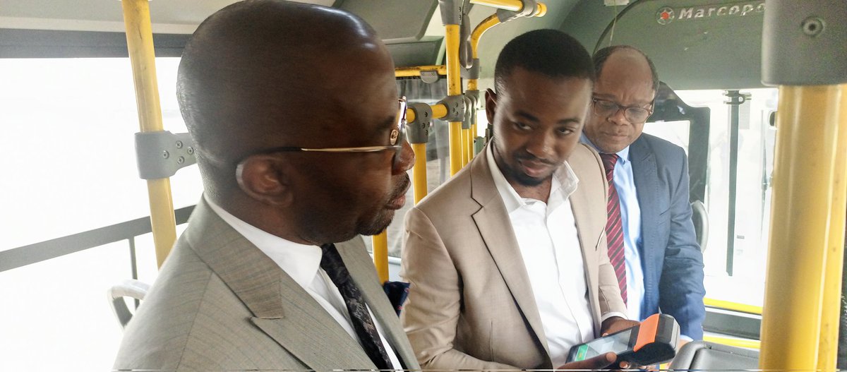 #RDC: Le Ministre des transports satisfait de la numérisation de la gestion de Transco. De la billetterie électronique à la télé surveillance des recettes, du carburant et passagers à bord grâce à la Camera et terminaux émetteurs des billets, le numérique impulse une révolution