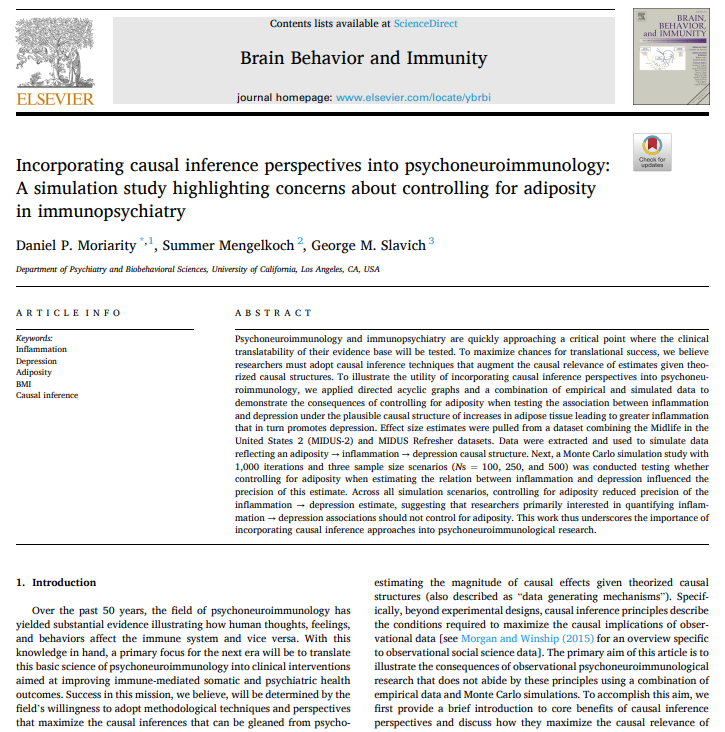 dp_moriarity's tweet photo. What can happen when a (well-intentioned) field treats certain covariates as a requirement?

What can causal inference teach us about how to think about covariates?

Paper#2 @BrainBehavImm/@PNIRS SI on a methodological roadmap for the next gen of PNI 1/15

https://t.co/f6hWIbTHDC https://t.co/hezKoL5MPA