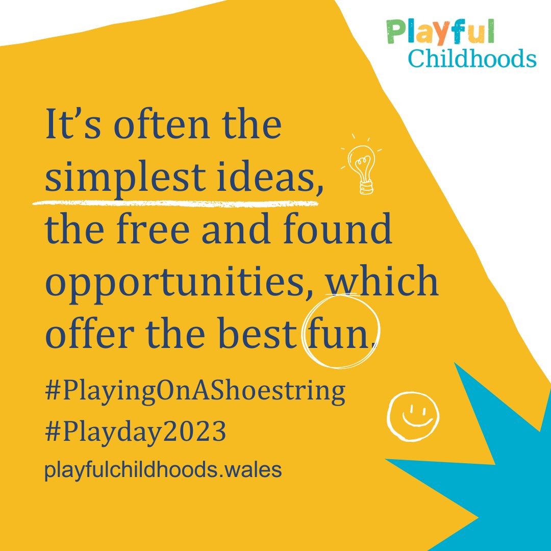We’re making a brand new film for #Playday2023 🎉

#PlayingOnAShoestring shows how play opportunities don’t need to rely on expensive activities, toys, or fancy trips 👑

It's often the simplest ideas, the free and found opportunities, which offer the best fun and are the most