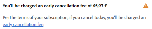 eeyou's tweet photo. @Adobe this is absolutely disgusting. Trying to manage my financials and I'm forced to keep unnecessary subscription, because it would be cheaper to still pay next month compared to subscription cancellation fee...shame on you! https://t.co/prlB2m1rjk