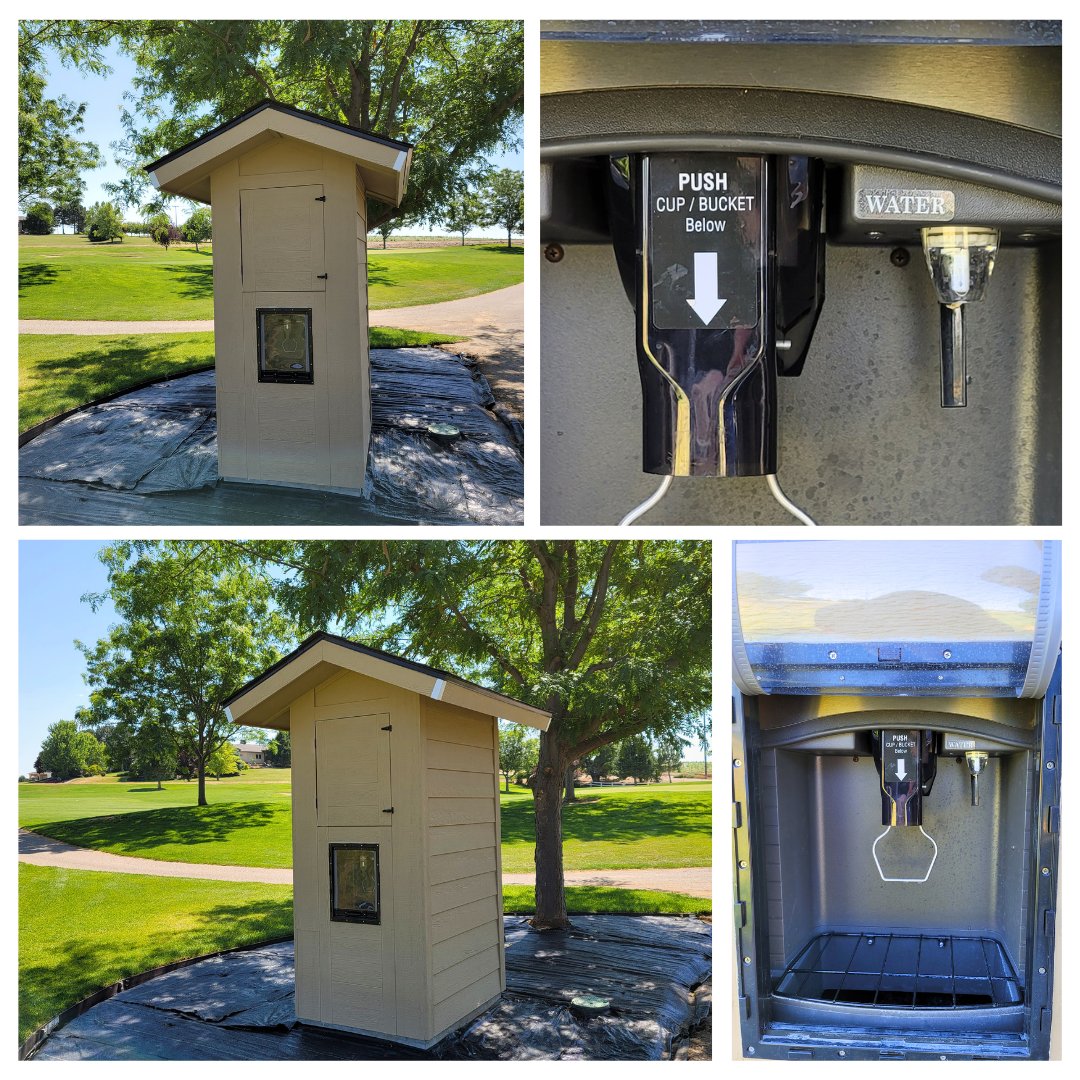 TimberStoneGCID's tweet image. ⛳️ Stay refreshed on the greens with our new water machines! 💦 Enjoy cool water and ice to beat the heat. Stay focused on your best shots! 🥤 Swing by and experience the perfect blend of golfing and hydration. ⛳️💧 #StayHydrated #WaterMachines #GolfingEssentials #PlayTimberStone