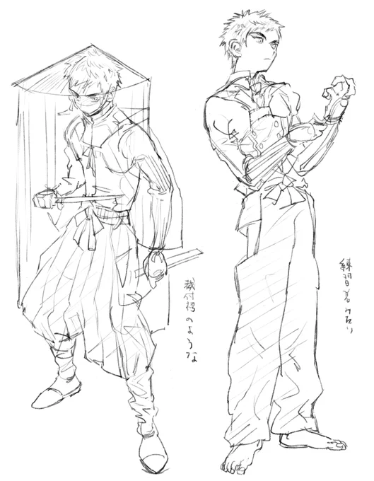 鎧つける前の様相もなかなか好きという話
※でたらめです 