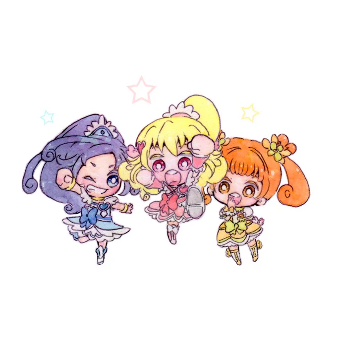 ドキプリ10周年おめでとうー!イラりつ好き! 