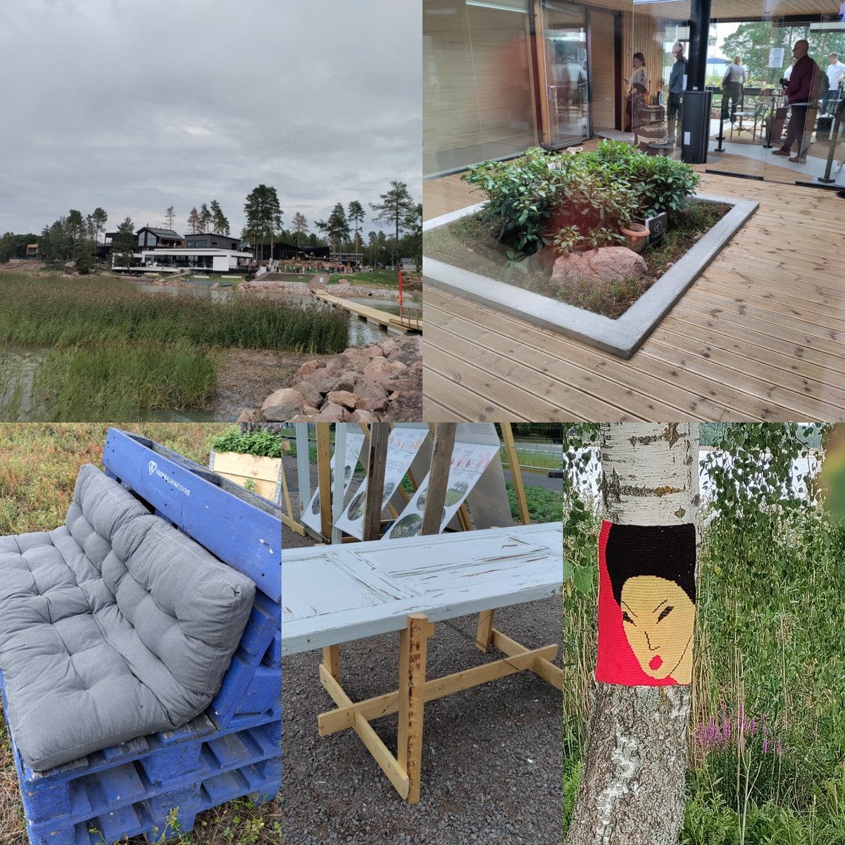 Eilen <a href="/Asuntomessut/">Asuntomessut</a> retkellä <a href="/Loviisa_Lovisa/">Loviisan kaupunki - Lovisa stad</a>'ssa. Kuningattarenrannassa monenlaista katsottavaa tarjolla, merta unohtamatta. Kunhan vain ensin osautui kävelysillan portista sisälle, näin digitoiminnan ja skannauksen valtakautena!