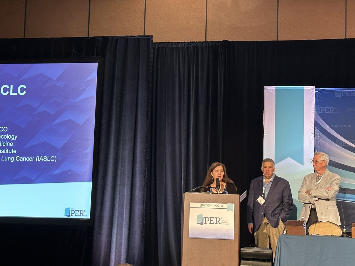 NarjustFlorezMD's tweet photo. The 24th International Lung Cancer Congress has started - Drs. @drgandara @HwakeleeMD and @DrRoyHerbstYale opening remarks
#ILCC23 @gotoPER https://t.co/rH93OFvTkE