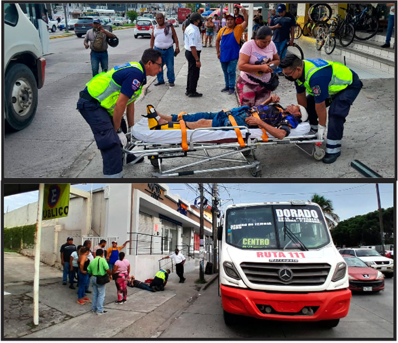 NOTIVER's tweet image. En el #DíadelAbuelo
#CAFRE IBA SIN #PLACAS
#ABUELITO #ARROLLADO POR #CAMIÓN #URBANO
#cruzó #avenida para #depositar #bolsa con #basura y al #intentar #regrear
fue #embestido por #unidad de #pasajeros
notiver.com.mx/?p=297155&amp;amp;prev…