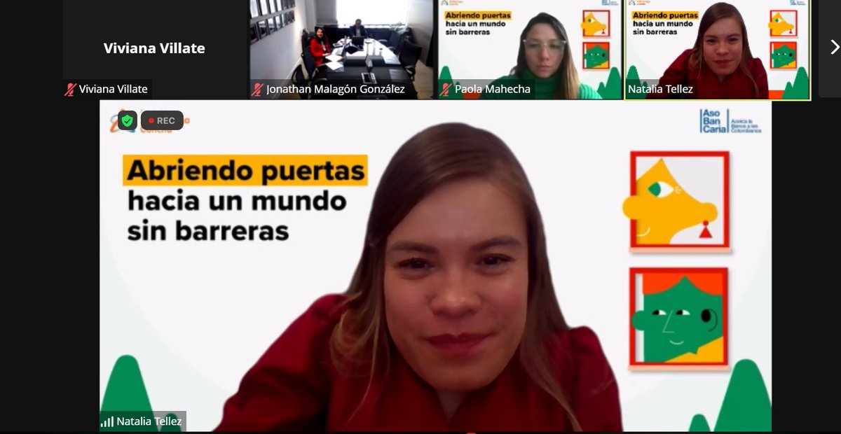 Asobancaria's tweet photo. Nos la jugamos por la inclusión financiera para personas mayores de 60 años y personas con discapacidad, por eso, desde @Asobancaria, junto a @SaldarriagaConc, hoy lanzamos el proyecto "Abriendo Puertas", un compromiso de 18 entidades por la accesibilidad a servicios bancarios. https://t.co/oqqfB4qcgJ