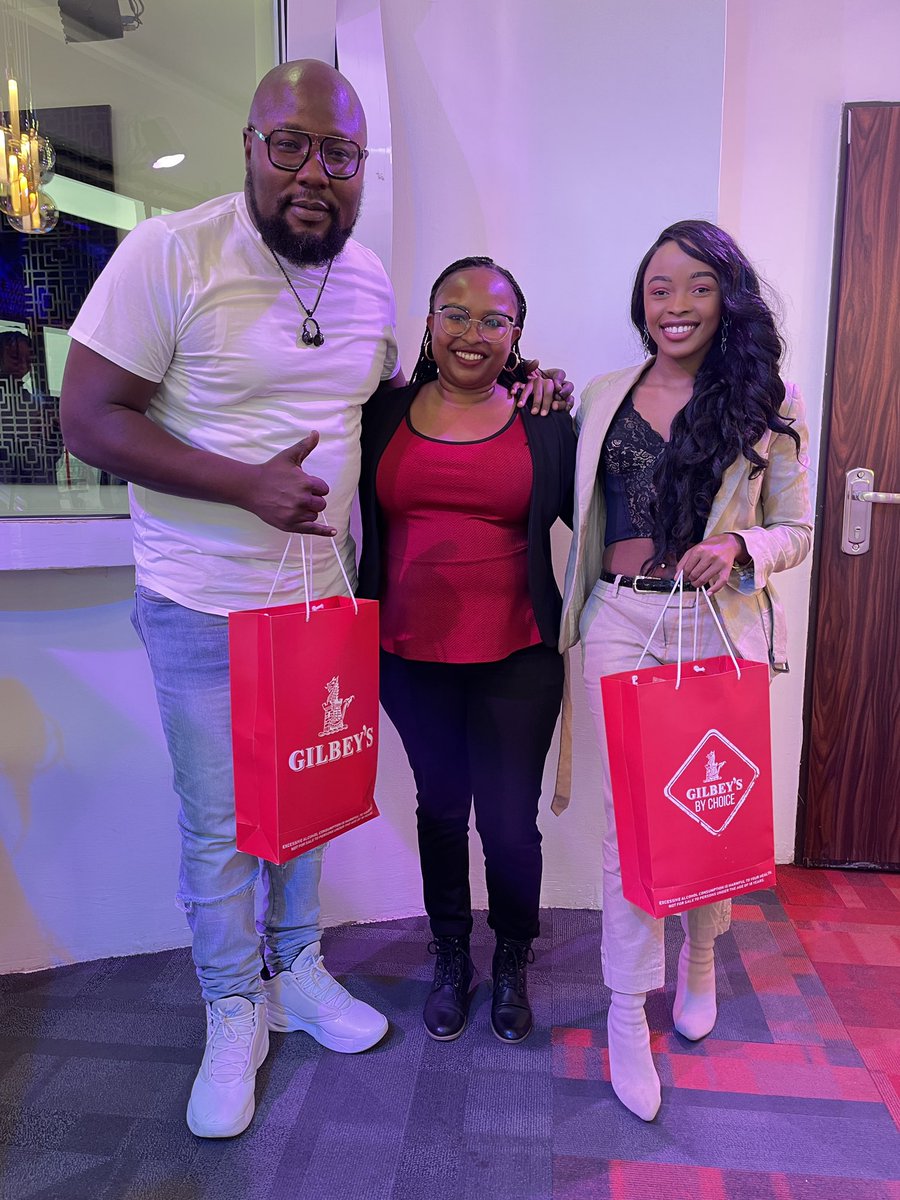 NRGRadioKenya's tweet photo. @GilbeysKe hawaangushangi mbogi, Goodies for the gang as usual
Tag your squad mshow up pale Whiskey River for a the Gil Bff Sherehe #opengoodtimes #GilbeysSquad https://t.co/QpMSJ2hcJs