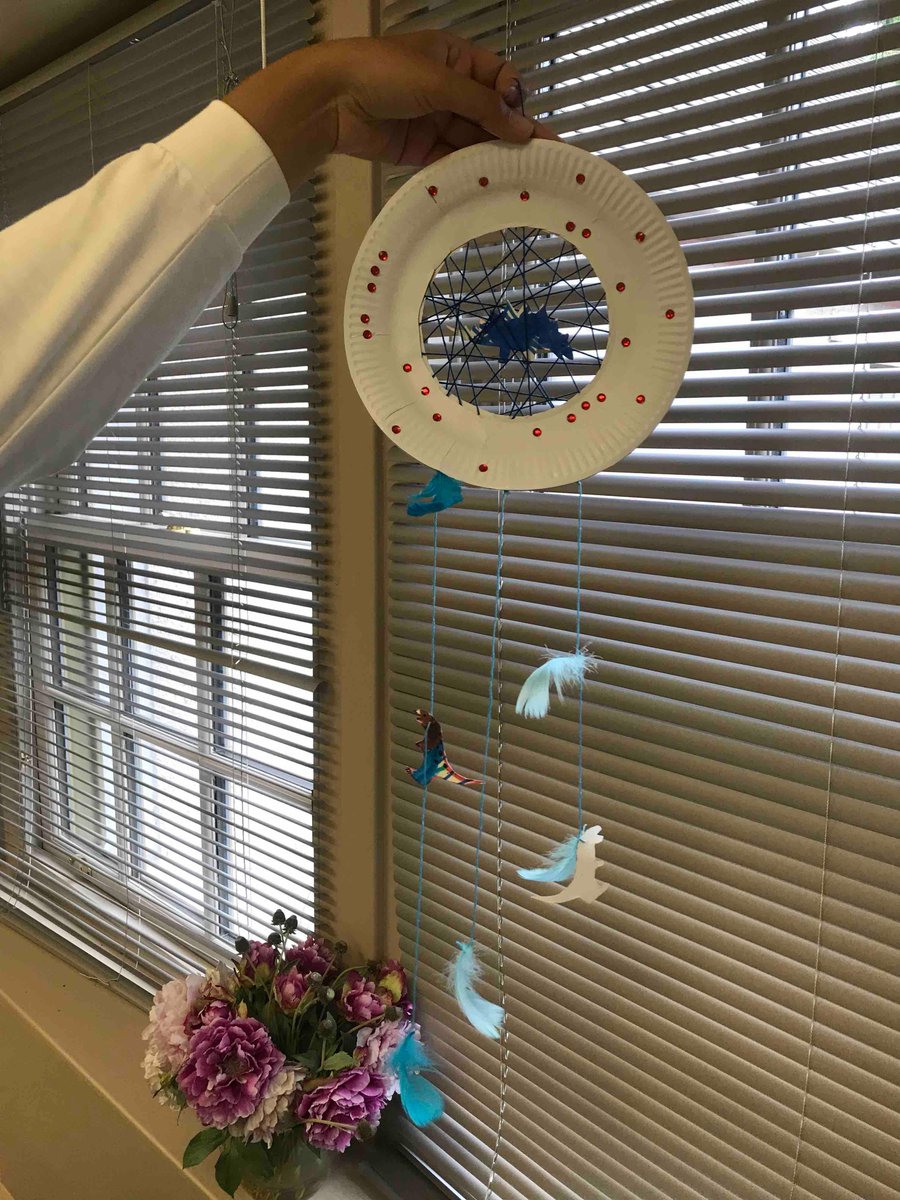 museumbw's tweet photo. We had a delightful time making some Dreamcatchers today. What a perfect way to spend a rainy day! Our artists made some fun tassels, did some weaving and discussed their wackiest dreams to date... 💤💭 #DreamcatcherCrafts #FamilyCrafts #CraftSessions #MuseumBW #TheHauntings https://t.co/TQDXOXaJrW