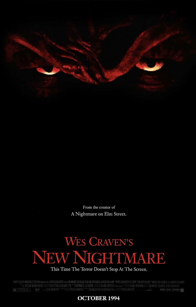 Our second feature is Wes Craven’s New Nightmare! 

#newnightmare #wescraven #heatherlangenkamp #robertenglund #freddykrueger #anightmareonelmstreet #podcast #moviepodcast #twodudesonedoublefeature