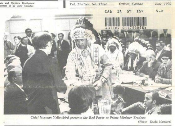 Treaty Chiefs confronting Trudeau for trying to kill us off.