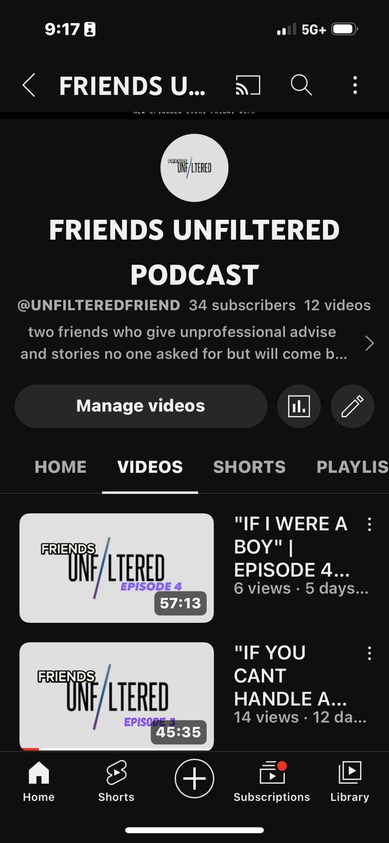 ikidshon's tweet photo. "IF I WERE A BOY" |EPISODE 4| Friends Unfiltered Podcast
https://t.co/e7QjMWB21q https://t.co/onsDQkIA1v