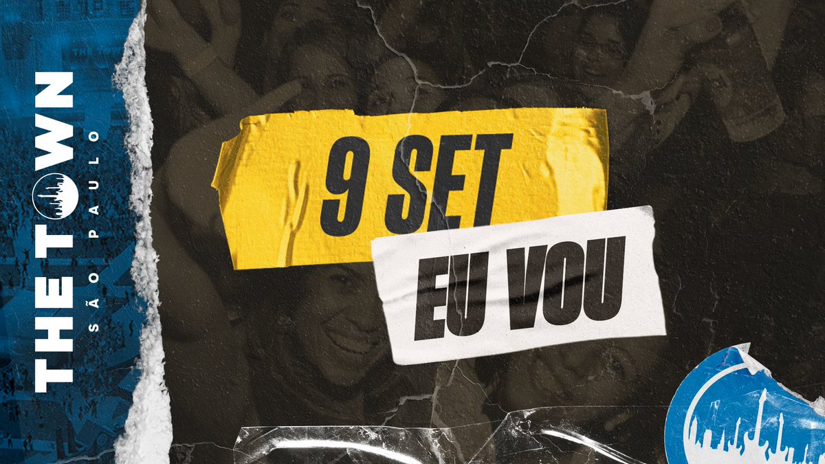 dia 9-set: ingresso garantido? Deixa seu #EuVou pra todo mundo ver! 💙 #IssoÉTheTown #TheTown2023