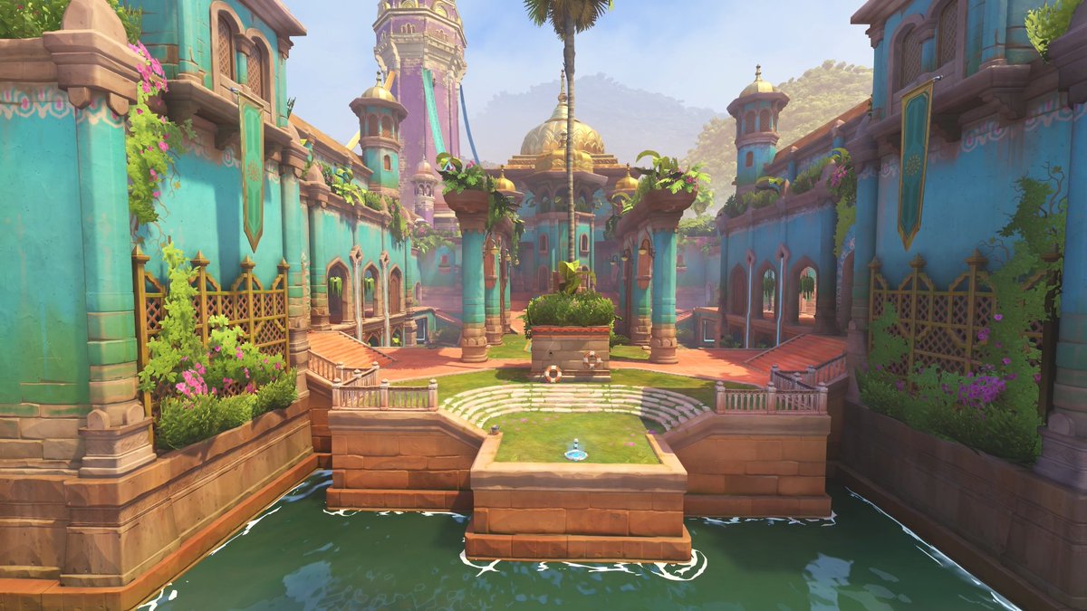 PlayOverwatch's tweet photo. Every route is the scenic route in Suravasa ✨ https://t.co/5Gx4hVhp0C