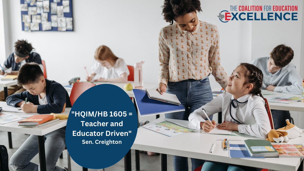 “#HQIM bill #HB1605 is teacher and educator driven,” said <a href="/CreightonForTX/">Chancellor Brandon Creighton</a> at this week’s <a href="/TexasTribune/">Texas Tribune</a> event. #TXEd #TxLege