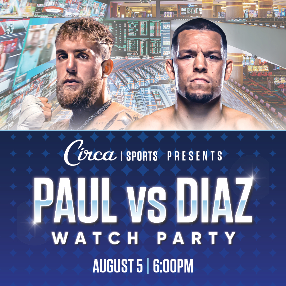 CircaLasVegas's tweet image. #Ready4War: Paul vs. Diaz 🥊💥

Go the distance to catch the highly anticipated match between @jakepaul &amp;amp; @NateDiaz209 at the world’s largest sportsbook! Bet on &amp;amp; watch the fight w/ full audio by joining us on 8/5 at 6PM! 

Reserve your spot at ow.ly/CaAw50Plc2g