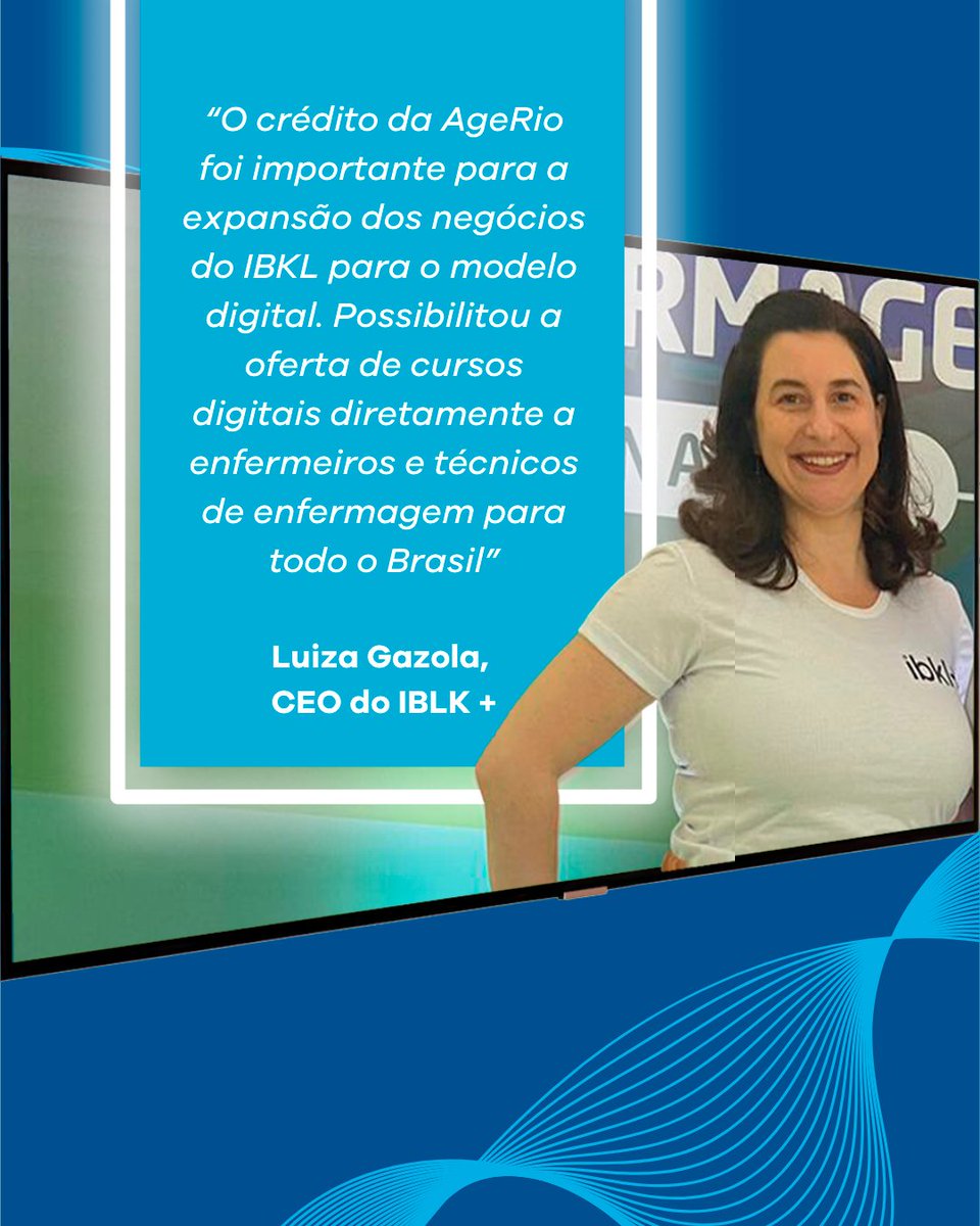 💡 Você sabia que a AgeRio possui linhas de crédito para Inovação? 

Conheçam esse projeto sensacional do IBKL+, que recebeu apoio da AgeRio e subsídio da Faperj, por meio da edição de 2022 do Programa Inovação Rio.

#AgeRio #Credito #Inovacao #Tecnologia #B2B #Gamificação