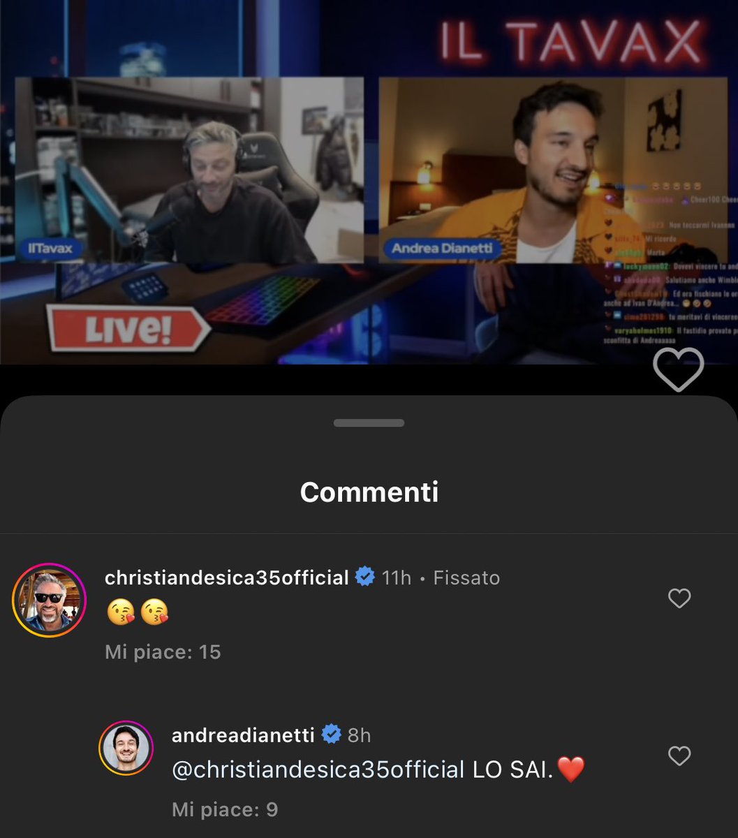 sosadbutglad's tweet photo. de sica che commenta le fanpage di edoardo io non https://t.co/xAcaWZQ2dR