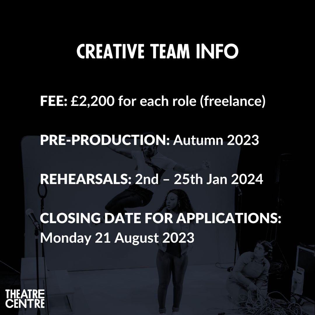 TCLive's tweet photo. Are you a Sound Designer, Movement Director or Lighting Designer?

We’re looking for freelancers to join the team for the world premiere of Wish You Weren’t Here by Katie Redford, touring in co-production with @crucibletheatre.

Fee for each role: £2,200
https://t.co/4XvobX6d3k https://t.co/jyhOxcp1fk