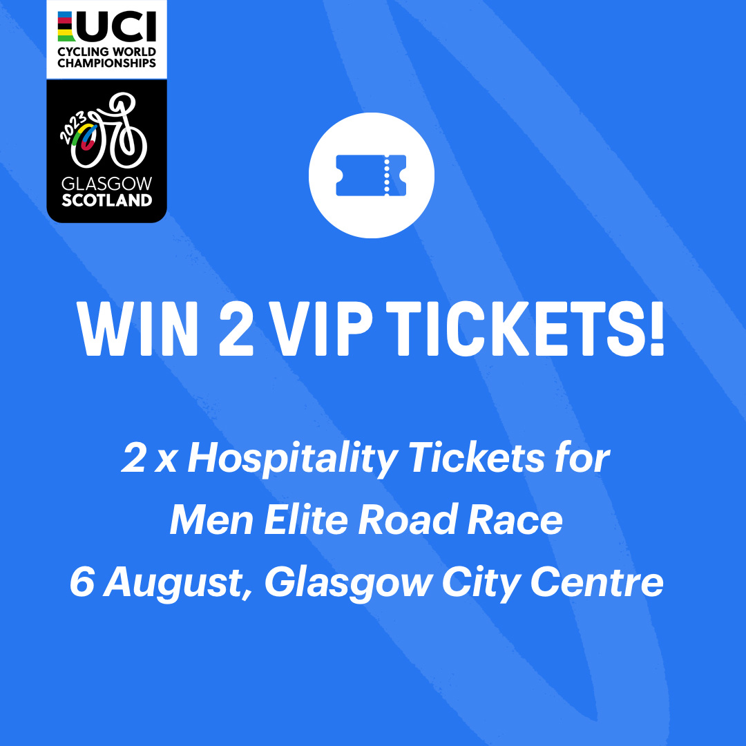 🎟️ VIP TICKET GIVEAWAY 🎉 Want to win 2 x Hospitality Tickets for Men Elite Road Race on 6 August! One of the 🔥 tickets for this years event! To get in with a chance of winning simply: ❤️ Like this tweet! 👀 Leave a comment with who you would take! 🗣️ Retweet this