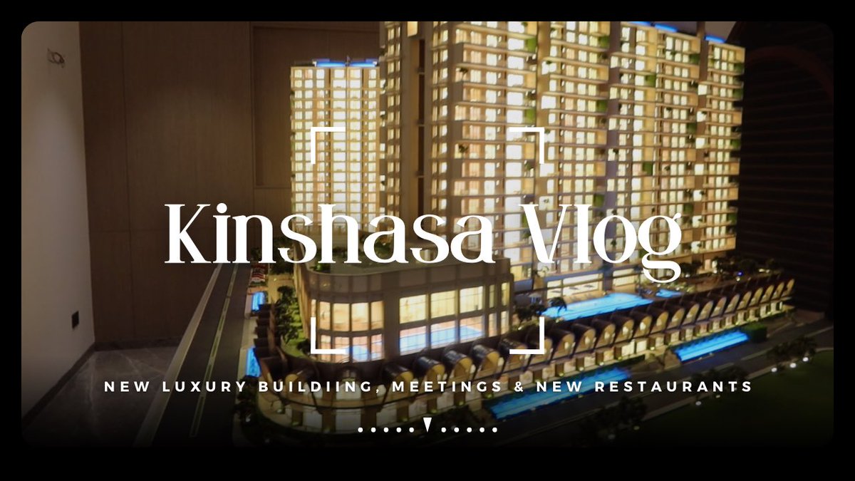 MODEL TOUR OF #KINSHASA LUXURY APARTMENTS: GRAND RESIDENCE &amp; GALERIE LA FONTAINE | #CONGOLESE YOUTUBER #luxuryhomes #rdcongo #congo #rdc  youtu.be/tjrzSYNJXZE