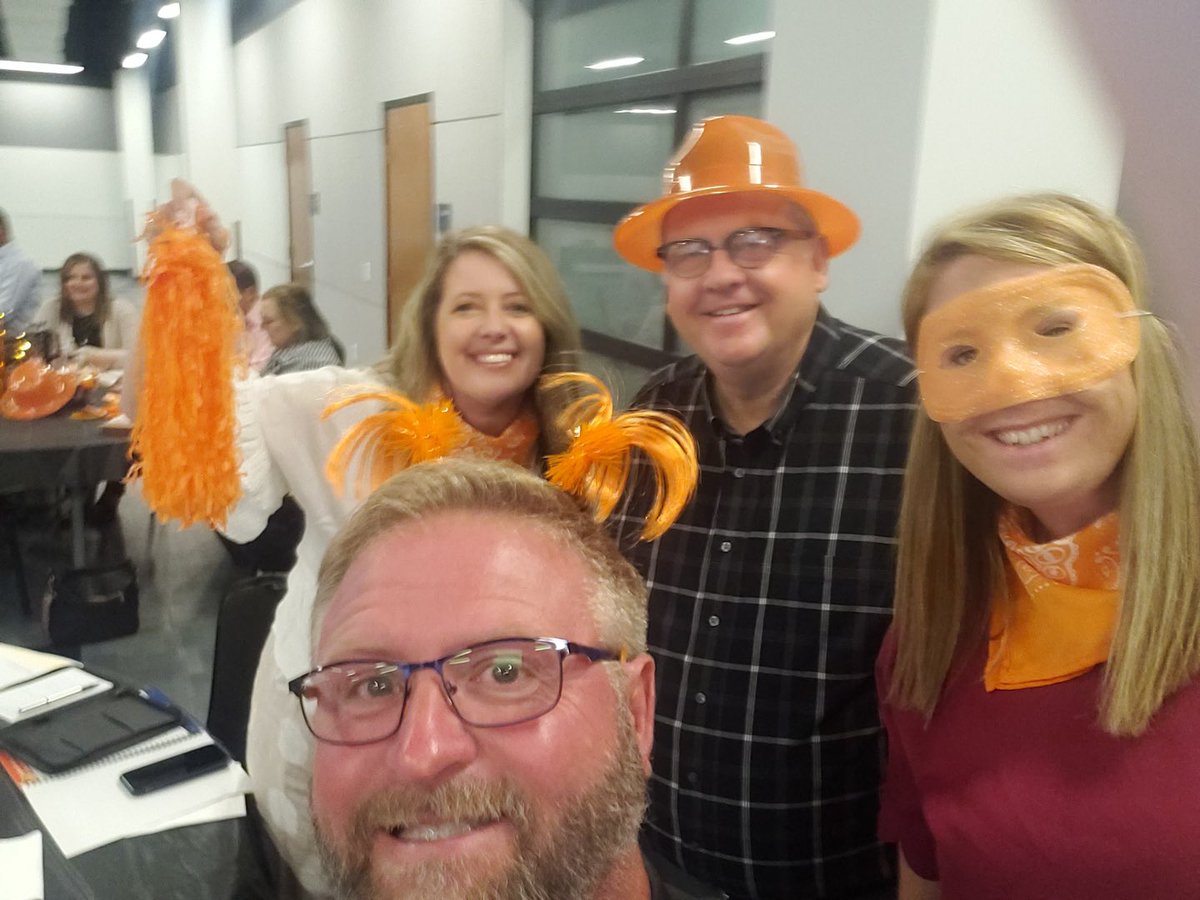 AThurston79's tweet photo. Orange Frog transformation happening in Kaufman ISD. Excited to have Dr. Garcia as our new Superintendent! #bethedifference https://t.co/uoPFBCGS5K