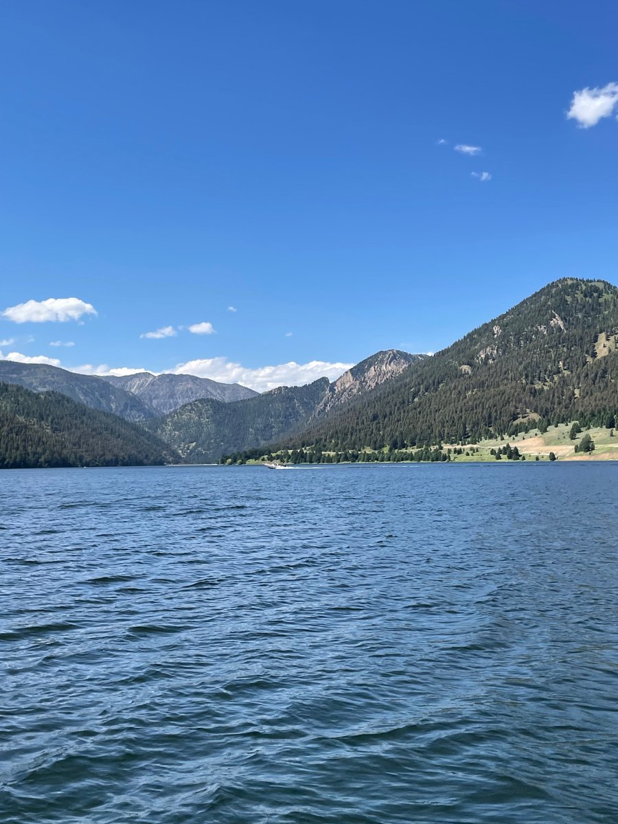 WeDigParks's tweet photo. Hebgen Lake, right outside West Yellowstone entrance ❤️ https://t.co/zPsZEftGXh