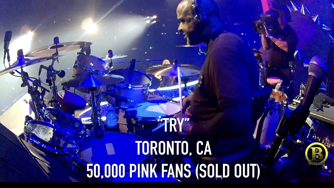 BrianFrasierM's tweet photo. Dropping new #bfmdrumcam footage tomorrow! “Try” from the 1st show of our US leg of #summercarnivaltour #bfmpinkpantherkit
@PearlDrumCorp @SABIAN_Cymbals @EvansDrumheads @VaterDrumsticks @RolandGlobal @sE_Electronics https://t.co/7qSzdiIBa6 #TunerFishLugLocks @CYMPAD_USA @drumdots @MusicNomadCare @FloodedStudios @LowBoyBeaters @HumesandBerg @dauzdrums #bfmsignaturesnare #bfmsignaturesticks #bfmsignaturesnarecase #bfmsignaturejersey #bfmsignaturecymbal #bfmsignaturebeater #bfmsignaturedrumkey #bfmworld #bfmworldinc