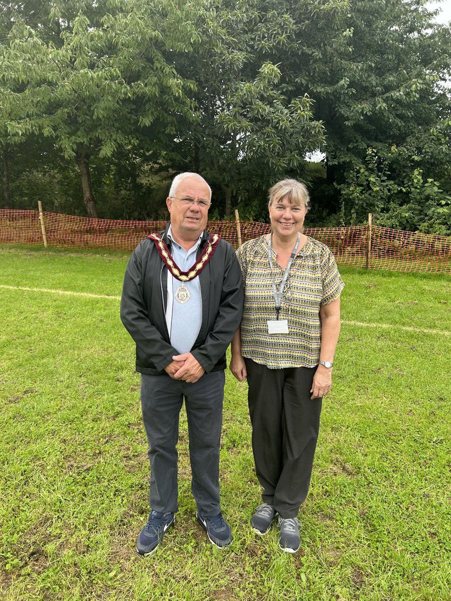 Two very important visitors to Quayplay today. Our Summer playscheme is and always has been supported by CQTC and is much appreciated.