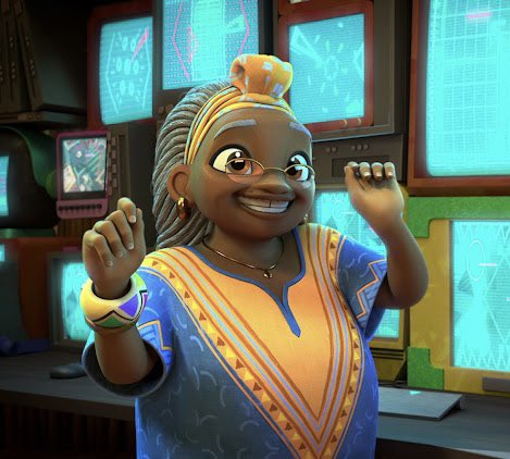 AfricanOtd's tweet photo. Today’s African character of the day is Kumbukani aka Mama K from Supa Team 4. She’s a retired superspy formerly known as Mkango “The Lion”. She recruits Komana, Zee, Monde, and Temwe, to form "Team 4" to protect Lusaka. She’s Zambian 🇿🇲 https://t.co/HSzQTr72Be