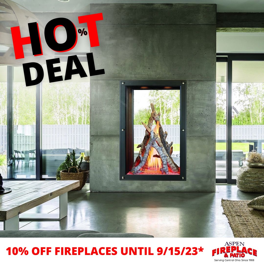 aspenfireplace's tweet photo. Want a fireplace that makes a statement? We are offering a 10% discount on all new Fireplace orders until September 15, 2023*. 
*Contact Aspen Fireplace &amp; Patio for details, text (614) 847-9339 https://t.co/NrpbcYtTWW