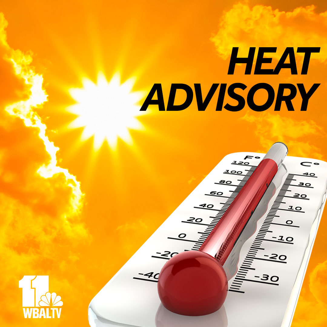 wbaltv11's tweet photo. ☀ OK, so you KNOW it's HOT out (duh), but would you know how to recognize someone suffering from heat illness -- and what action to take? We explain: https://t.co/Ul1DCfiSgi #mdwx #mdweather #heatadvisory https://t.co/k2nRlzXq4O