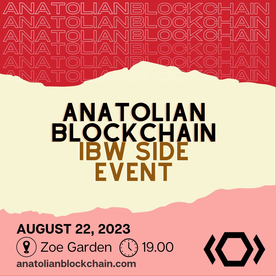 🚀 Get Ready! Time to Meet the Leaders of Blockchain and Crypto World! 🤝
With Anatolian Blockchain Crypto Connect event, the top projects and visionaries from the blockchain and crypto industry are coming together. 🔗🤩

For Detailed Information: anatolianblockchain.com